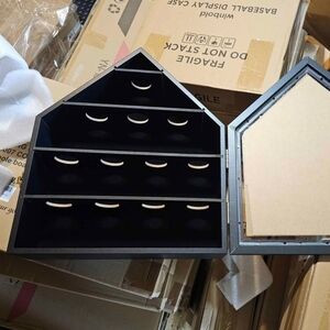 Baseball Display Case with Black Frame Baseball Display Case Baseball Home Decor